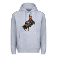 Heather Grey western rodeo bullfighter Premium Hoodie - BarkalooDesign