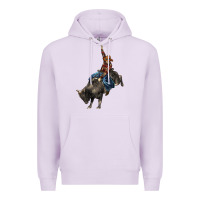 Lilac western rodeo bullfighter Premium Hoodie - BarkalooDesign