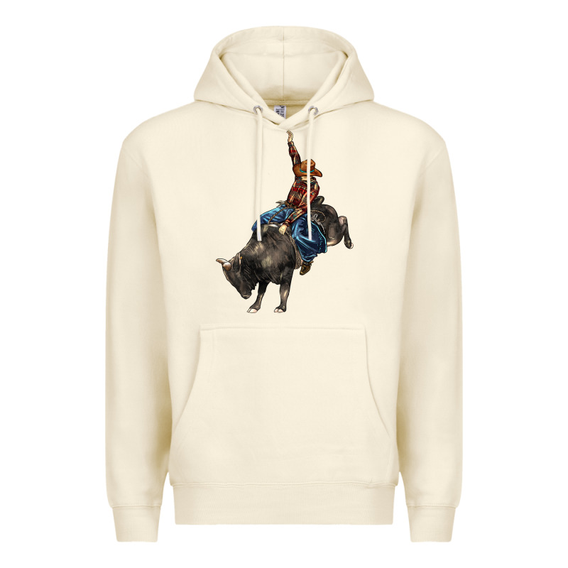 Western Rodeo Bullfighter Premium Hoodie by BarkalooDesign | Teevron