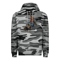 Slate Camo western rodeo bullfighter Premium Hoodie - BarkalooDesign