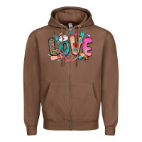 Chestnut love nurse Zipper Hoodie - Zillion Design Studio