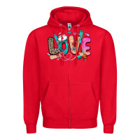 Red love nurse Zipper Hoodie - Zillion Design Studio