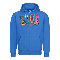 True Royal love nurse Zipper Hoodie - Zillion Design Studio