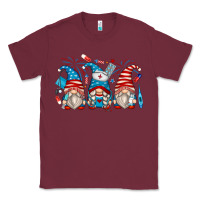 Burgundy american nurse gnomes Classic Tee - Zillion Design Studio