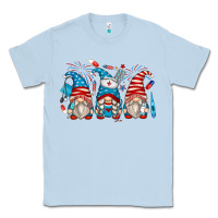 Dusty Blue american nurse gnomes Classic Tee - Zillion Design Studio