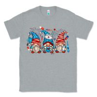 Heather Grey american nurse gnomes Classic Tee - Zillion Design Studio