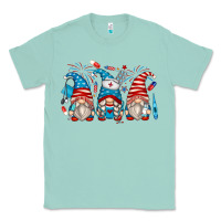 Seafoam american nurse gnomes Classic Tee - Zillion Design Studio