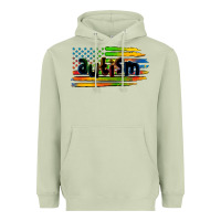 Matcha autism american flag Heavyweight Hoodie - Zillion Design Studio