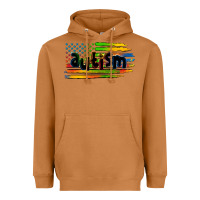 Meerkat autism american flag Heavyweight Hoodie - Zillion Design Studio