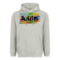 Moon Dust autism american flag Heavyweight Hoodie - Zillion Design Studio