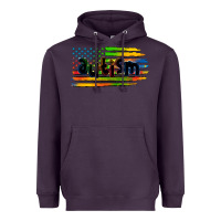 Plum autism american flag Heavyweight Hoodie - Zillion Design Studio