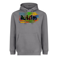 Storm autism american flag Heavyweight Hoodie - Zillion Design Studio