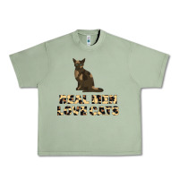 Oil Green Real Men Love Cats Urban Heavy Tee - Bettercallsaul