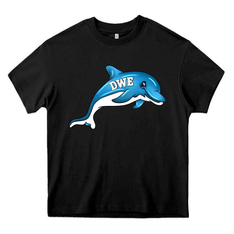 Dolphin Dwe Heavy Core Tee by CowhideDigitalArt | Teevron