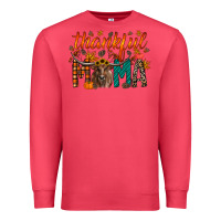 Cardinal thankful mama longhorn Premium Sweatshirt - RacoonDesign