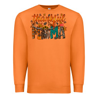 Carrot thankful mama longhorn Premium Sweatshirt - RacoonDesign