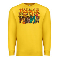 Lemon thankful mama longhorn Premium Sweatshirt - RacoonDesign