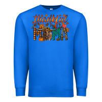 True Royal thankful mama longhorn Premium Sweatshirt - RacoonDesign