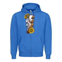 True Royal sport baseball  lightning bolt Zipper Hoodie - texasbilliewilder