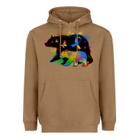 Toasted Coconut autism mama bear Heavyweight Hoodie - Zillion Design Studio
