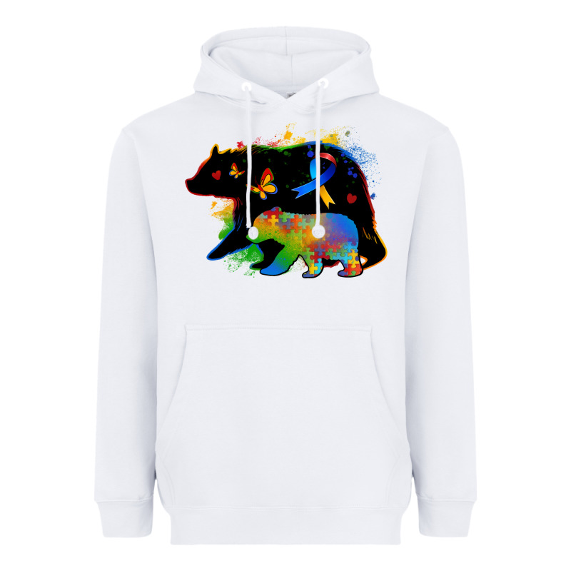 Autism Mama Bear Heavyweight Hoodie by Zillion Design Studio | Teevron