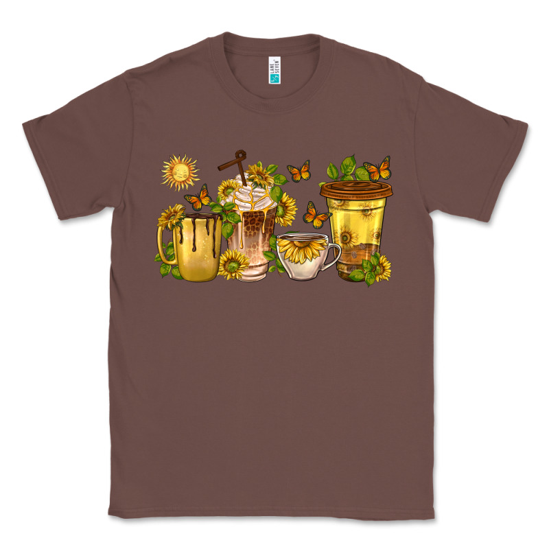 Sunflower Coffee Cups Classic Tee by texasbilliewilder | Teevron