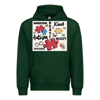 Forest Green autism Urban Hoodie - MaliasSmallBusiness