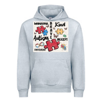 Heather Grey autism Urban Hoodie - MaliasSmallBusiness