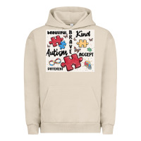 Pigment French Oak autism Urban Hoodie - MaliasSmallBusiness