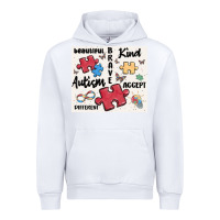 White autism Urban Hoodie - MaliasSmallBusiness