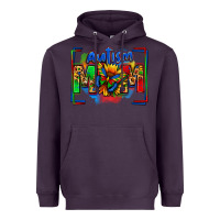 Plum autism mom Heavyweight Hoodie - Zillion Design Studio