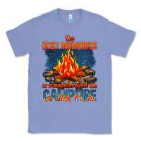 Colony Blue the best memories are made around the campfire Classic Tee - texasbilliewilder