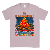 Lilac the best memories are made around the campfire Classic Tee - texasbilliewilder
