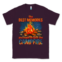 Plum the best memories are made around the campfire Classic Tee - texasbilliewilder