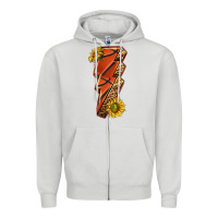 Dove Grey sport basketball lightning bolt Zipper Hoodie - texasbilliewilder