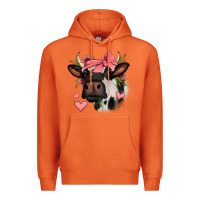 Carrot valentines day cow Premium Hoodie - Jasminsmagicworld