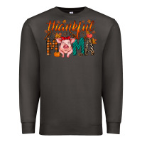 Smoke thankful mama pig Premium Sweatshirt - RacoonDesign