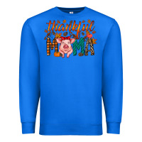 True Royal thankful mama pig Premium Sweatshirt - RacoonDesign