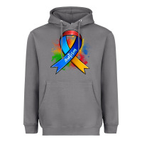 Storm autism ribbon Heavyweight Hoodie - Zillion Design Studio