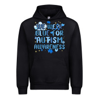 We Wear Blue For Autism Awareness Urban Hoodie | Teevron