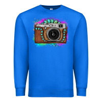 True Royal tie dye gemstone vintage camera Premium Sweatshirt - FaDigitalArtStudio
