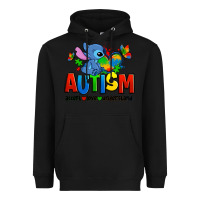 Black autism stitch accept love understand Heavyweight Hoodie - Zillion Design Studio