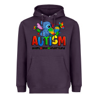 Plum autism stitch accept love understand Heavyweight Hoodie - Zillion Design Studio