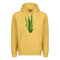 Antique Gold snake plant Premium Hoodie - LillyAllenDesigns