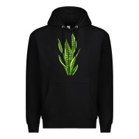 Black snake plant Premium Hoodie - LillyAllenDesigns