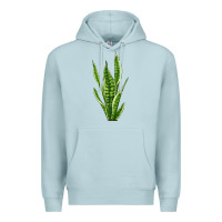 Blue Mist snake plant Premium Hoodie - LillyAllenDesigns