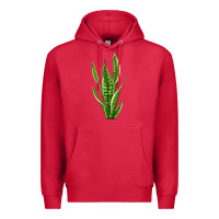 Cardinal snake plant Premium Hoodie - LillyAllenDesigns