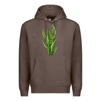 Coffee snake plant Premium Hoodie - LillyAllenDesigns