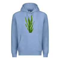 Colony Blue snake plant Premium Hoodie - LillyAllenDesigns