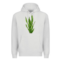 Dove Grey snake plant Premium Hoodie - LillyAllenDesigns
